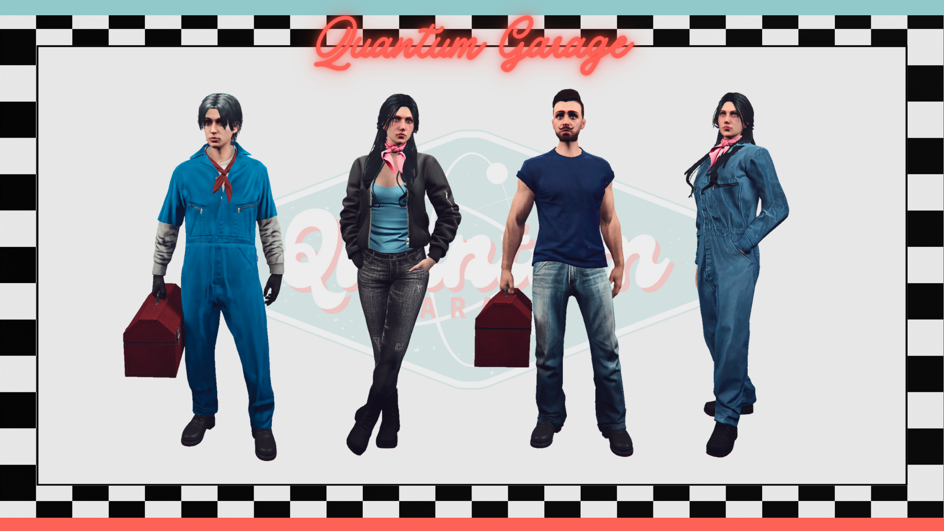 Quantum Garage Uniform Examples